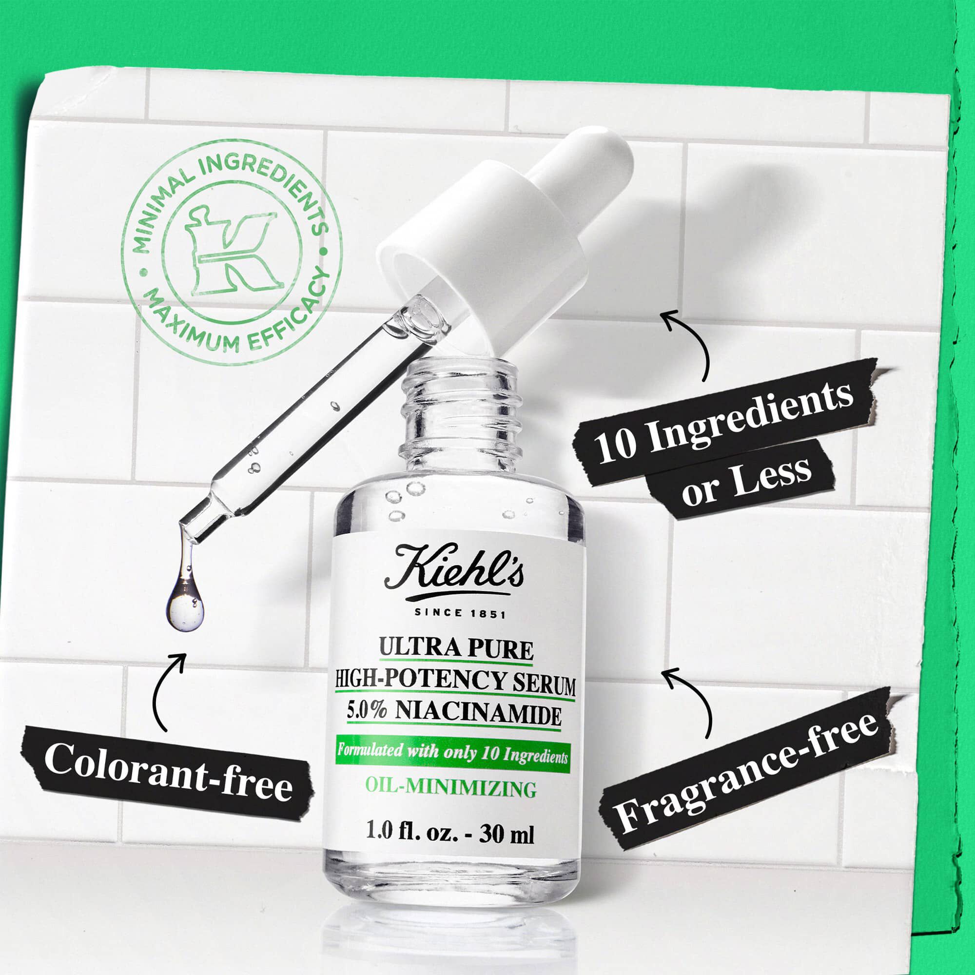 Ultra Pure visoko efikasni serum – manje od 10 sastojaka, bez mirisa, bez boja