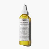Bočica od 125 ml Kiehl's Magic Elixir Hair Oil na beloj pozadini.