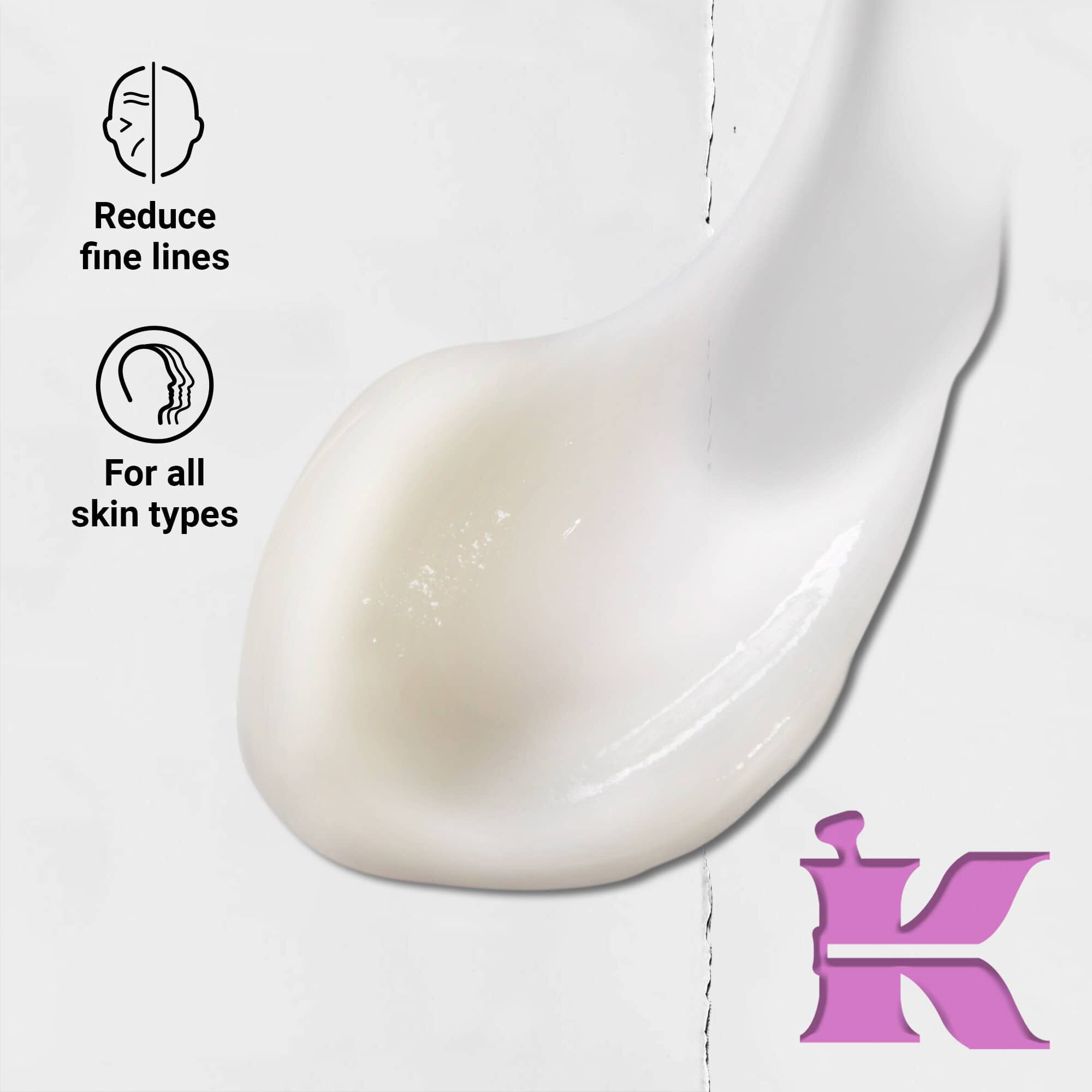 Fotografija teksture sa ikonama: smanjuje fine linije i formulisan je za sve tipove kože