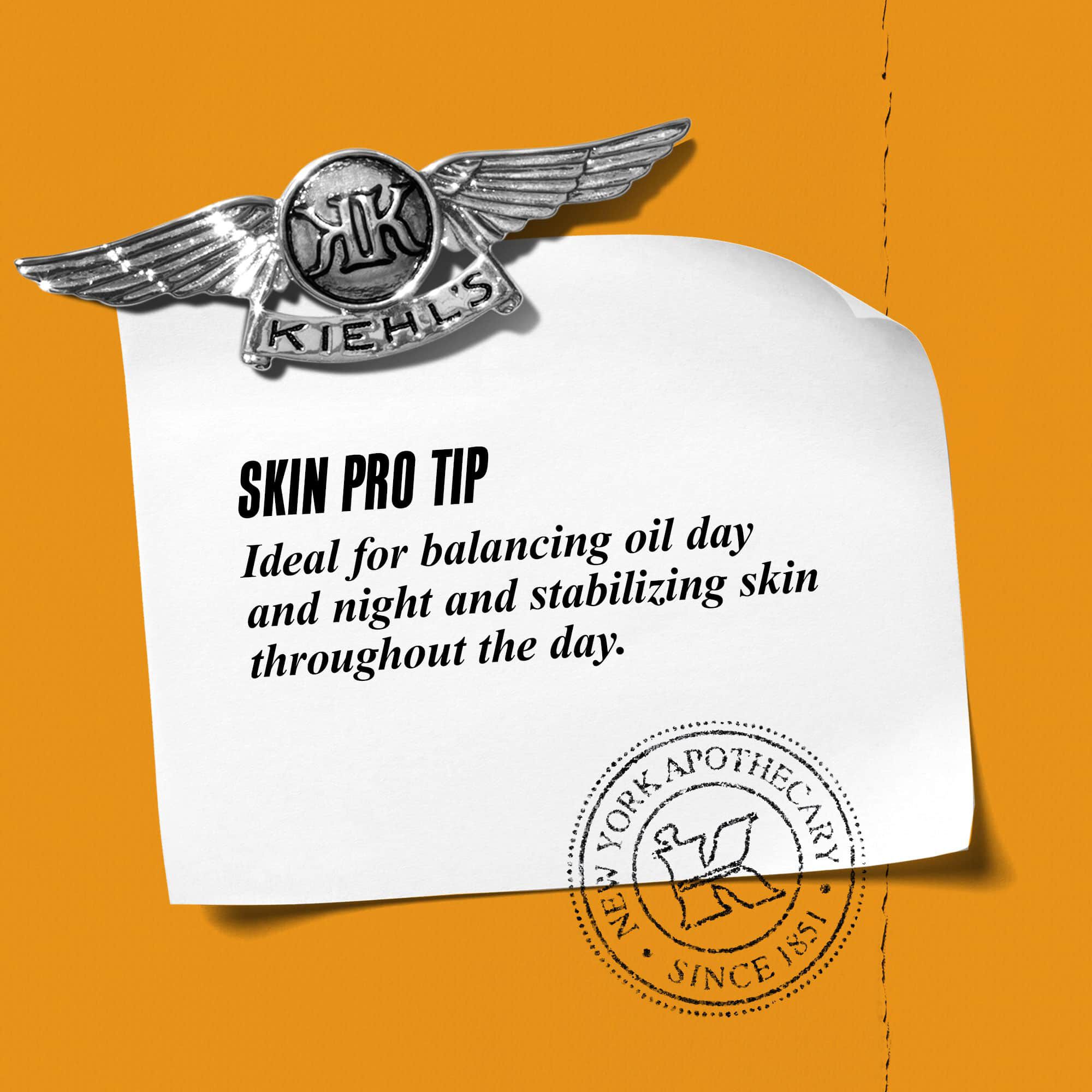 Prikaz sa tekstom: „Stručni savet: Idealno za balansiranje masnoće tokom celog dana i umirenje kože tokom dana,” pored bočice Calendula Herbal-Extract tonera.