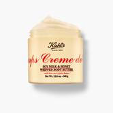 Otvorena posudica maslaca za telo Kiehl's Creme de Corps Soy Milk & Honey Whipped Butter