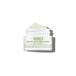 Fotografija otvorene posudice Kiehl's Creamy Eye Treatment sa avokadom