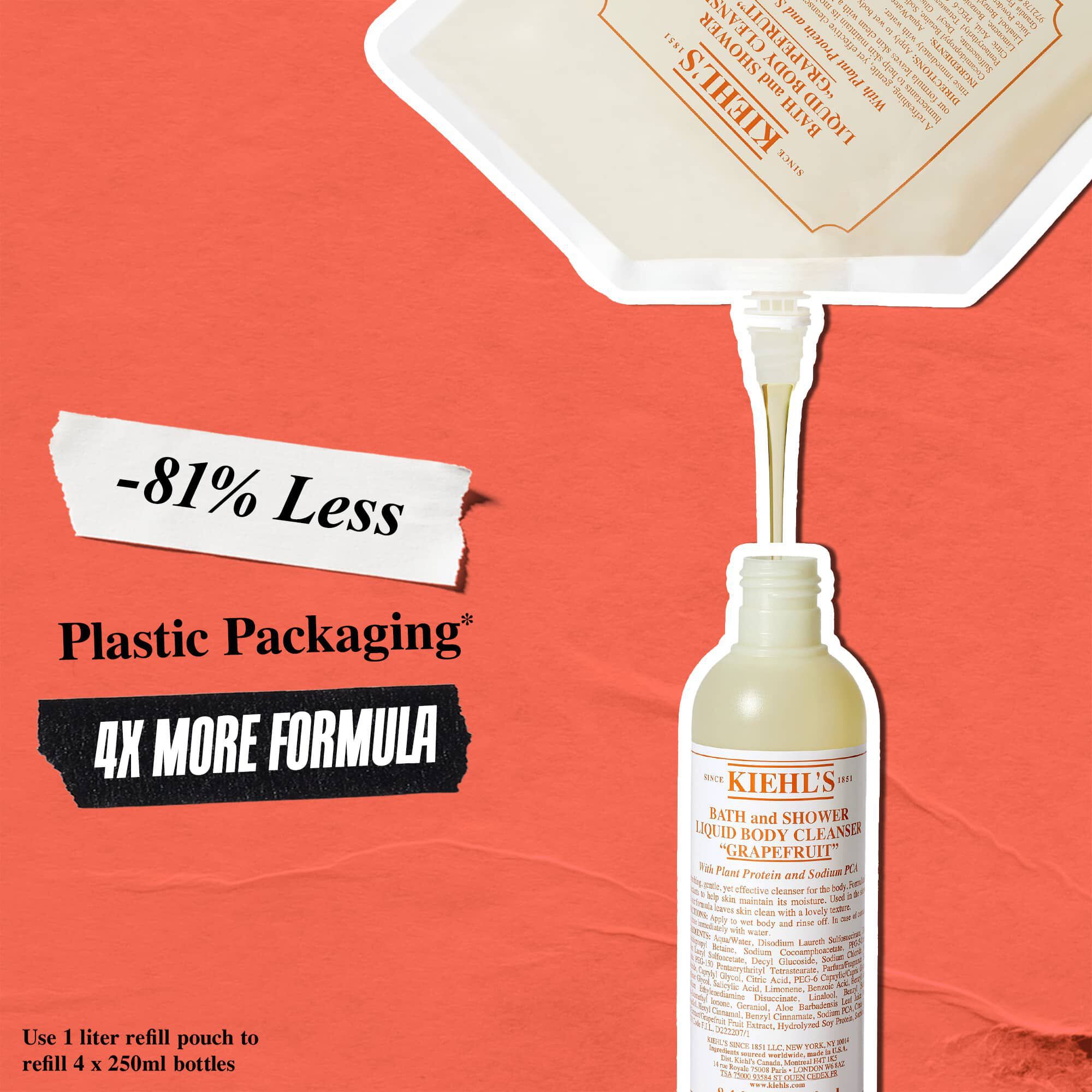 Ekološko dopunsko pakovanje tečnog sredstva za pranje tela sa grejpfrutom Kiehl's
