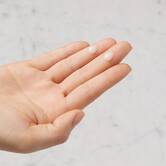 Vital Skin-Strengthening Super Serum texture on hand