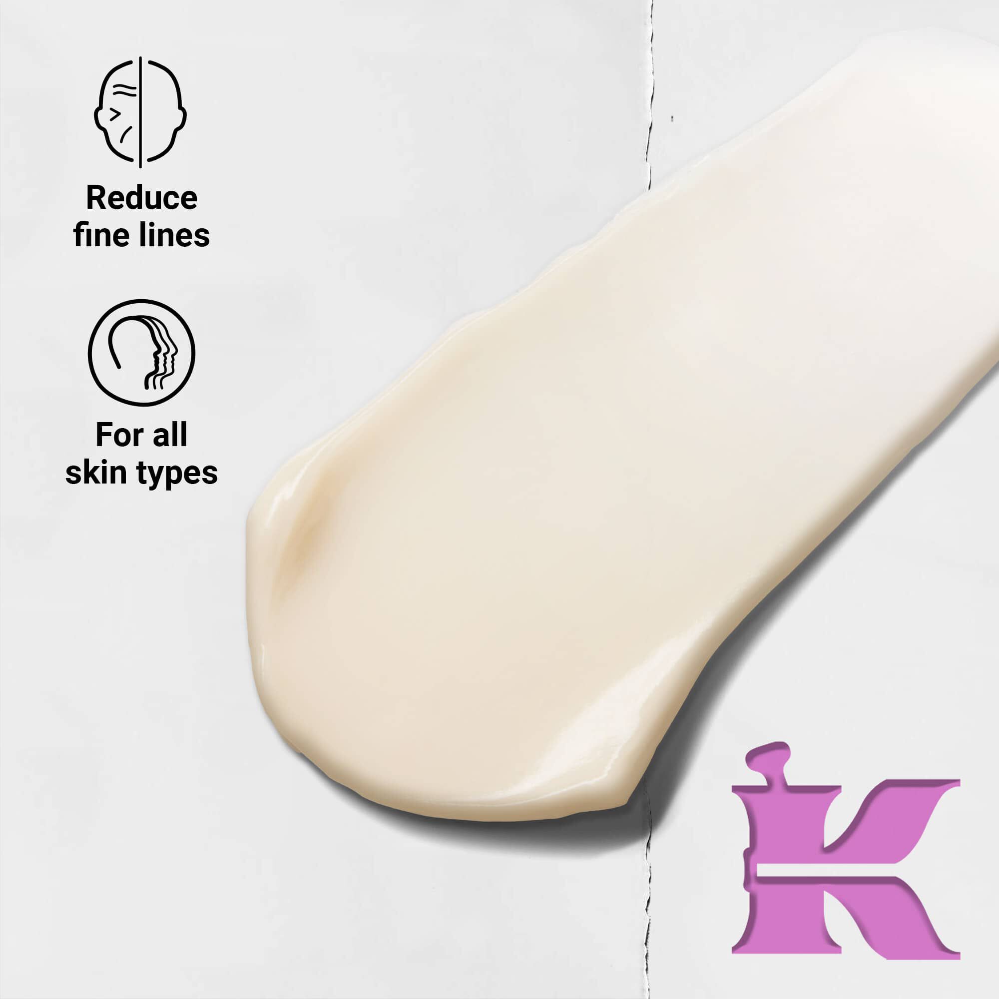 Fotografija teksture sa ikonama: smanjuje fine linije i formulisan je za sve tipove kože