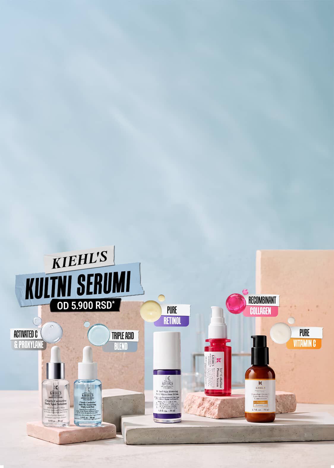 KIEHL'S KULTNI SERUMI OD 5.900 RSD*